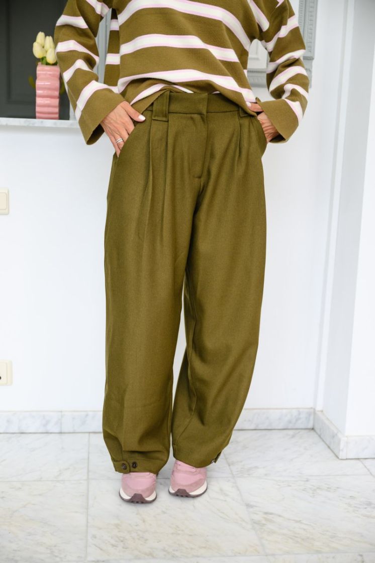YASCOLERA MW ANKLE PANT S. 194901 Dark Oli