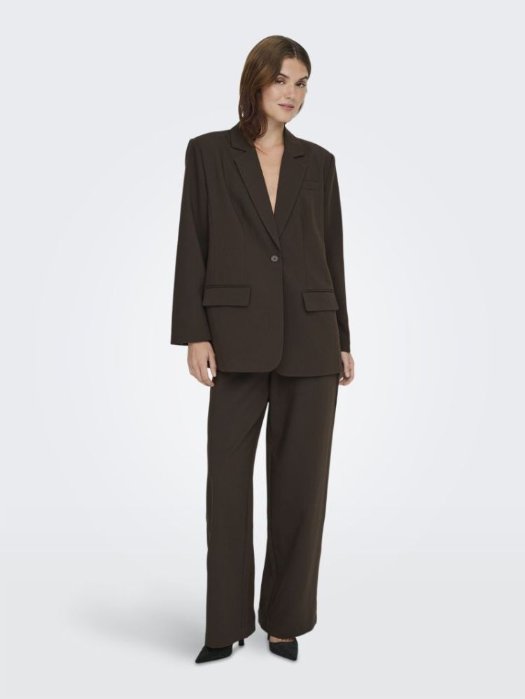 ONLLINDA-RAVEN HW STR PANTS TL 237375 Coffee B
