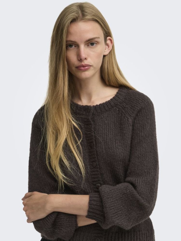 ONLALYSSA LS RAGLAN CARDIGAN K 244915001 Choco