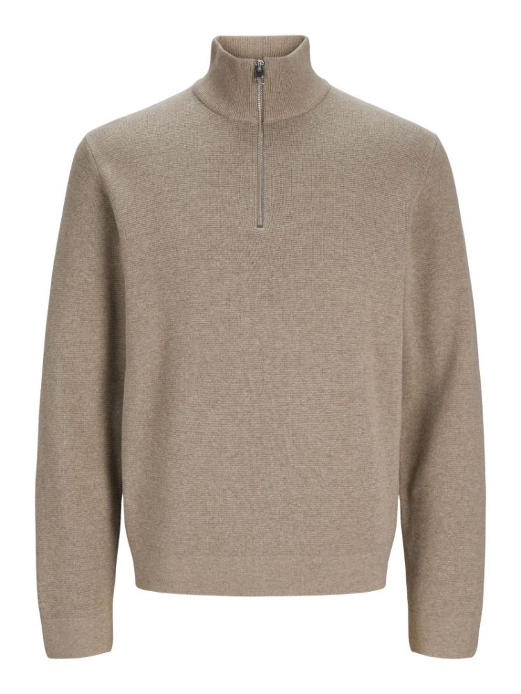 JJMILANO STITCH KNIT HALF ZIP  176595001 Greig