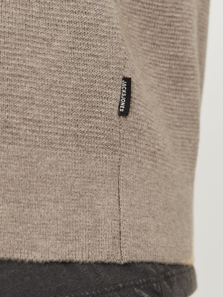 JJMILANO STITCH KNIT HALF ZIP  176595001 Greig