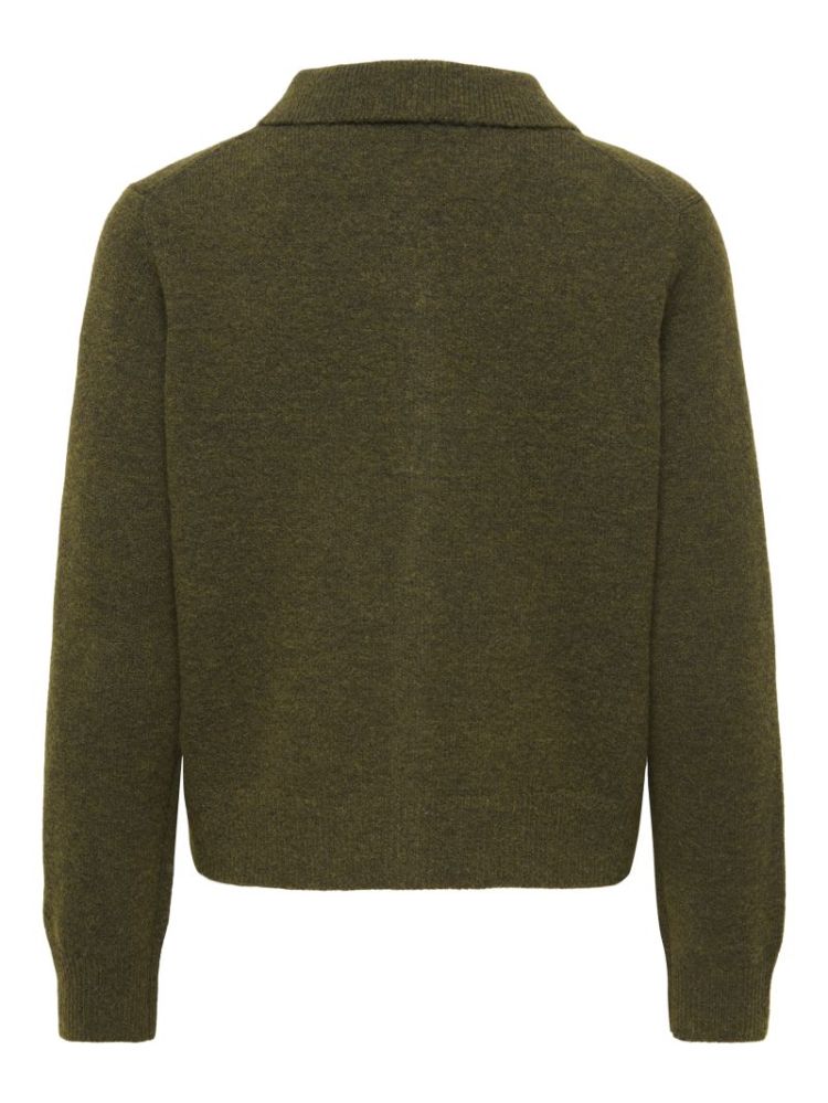 ONLALIVIA LS POLO CARDIGAN KNT 180063002 Beech