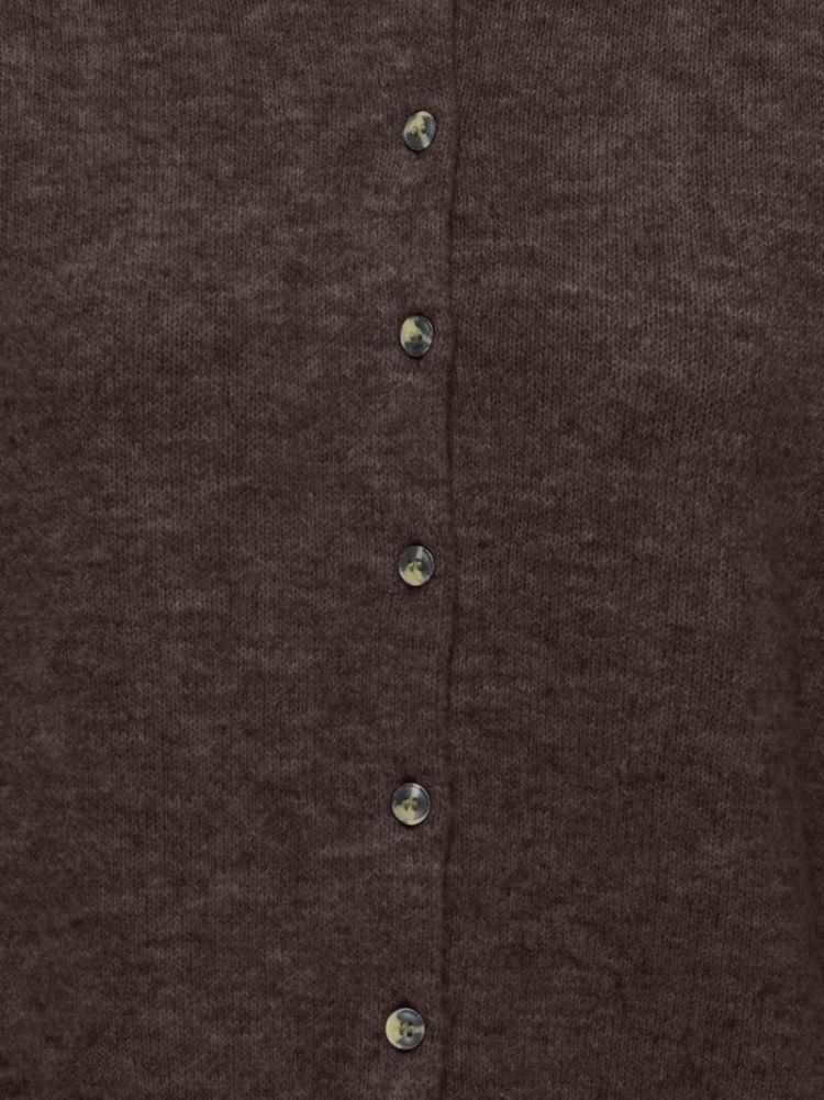 ONLALIVIA LS POLO CARDIGAN KNT 237375002 Coffe