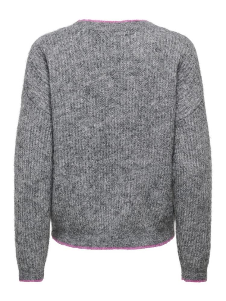 ONLLOVE LS DETAIL V-NECK CS KN 179075001 Mediu