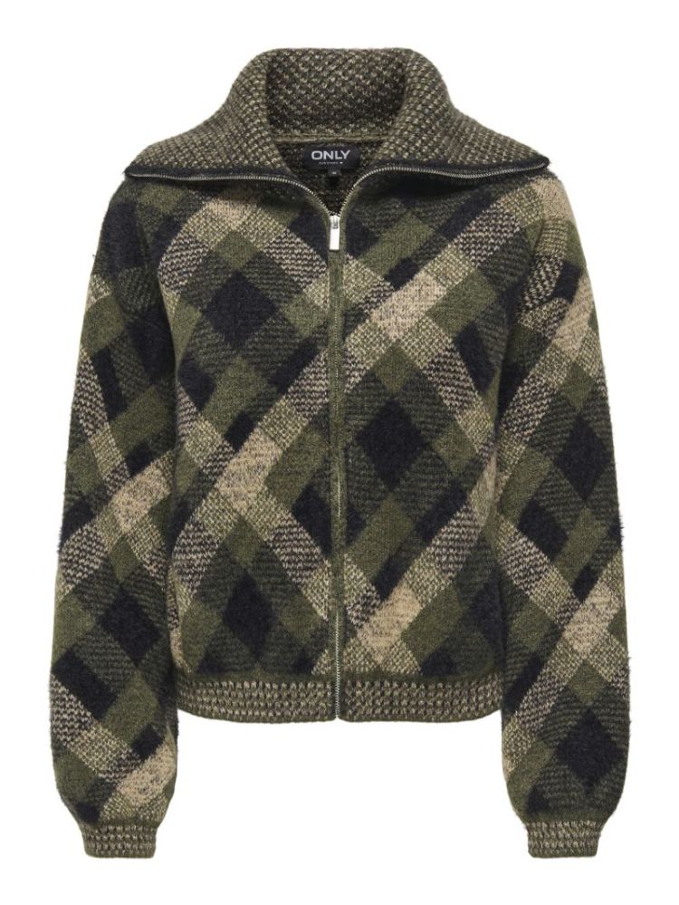 ONLMAROON LS ZIP COLLAR CARDIG 193783004 Fores