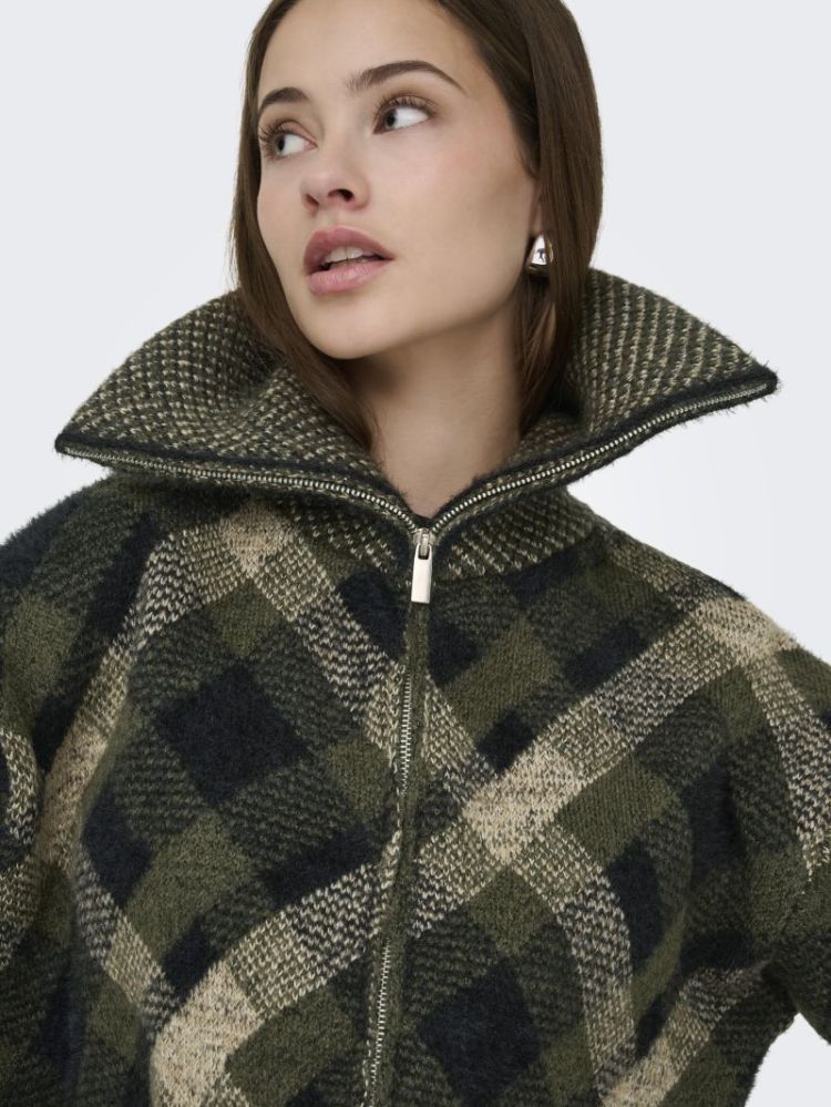 ONLMAROON LS ZIP COLLAR CARDIG 193783004 Fores