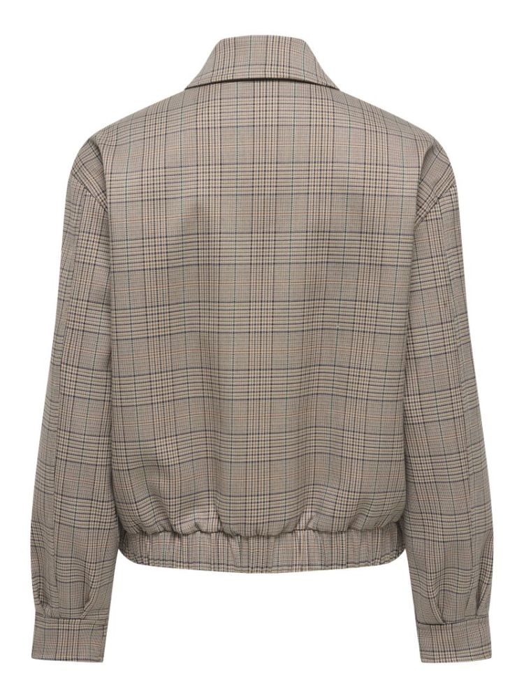 ONLURSULA CHECK BOMBER JACKET  227035001 Toast
