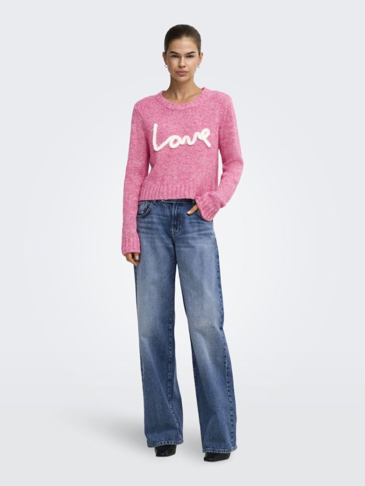 ONLSMILLA LS TEXT DETAIL O-NEC 177955004 Fuchs