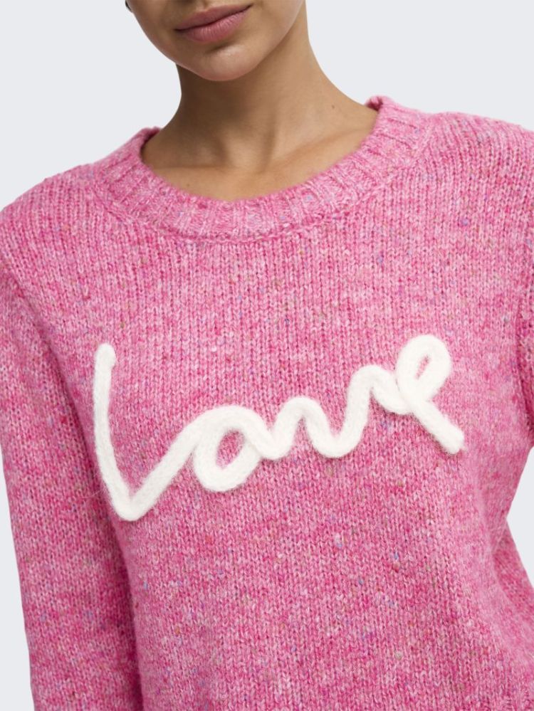 ONLSMILLA LS TEXT DETAIL O-NEC 177955004 Fuchs