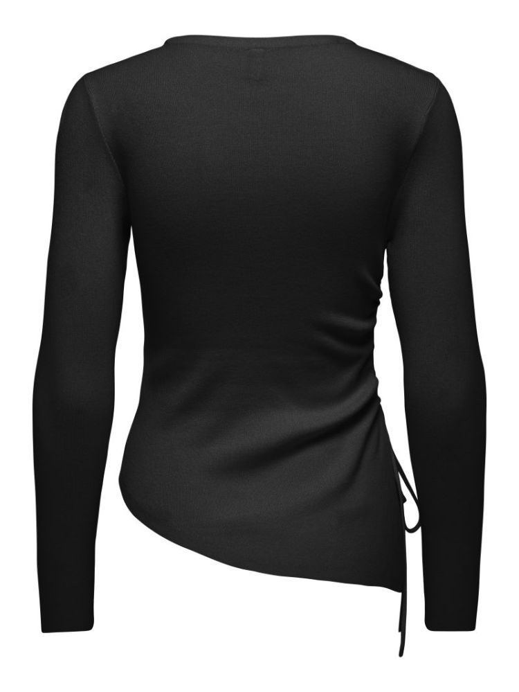 ONLMIL LS ASYMMETRIC O-NECK KN 177911 Black
