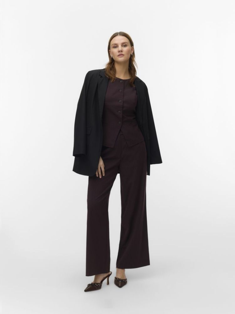 VMRIVA MW PINSTRIPE STRAIGHT P 297957001 Choco