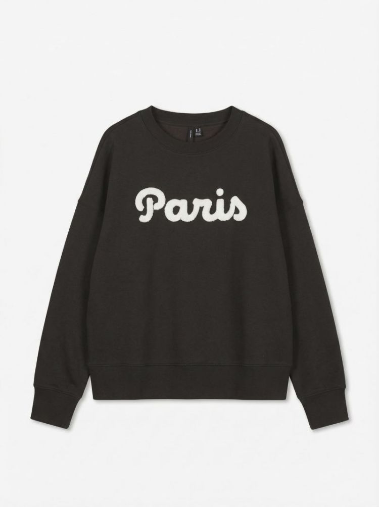VMCAISA ALINA LS SWEAT BOX JRS 297957004 Choco