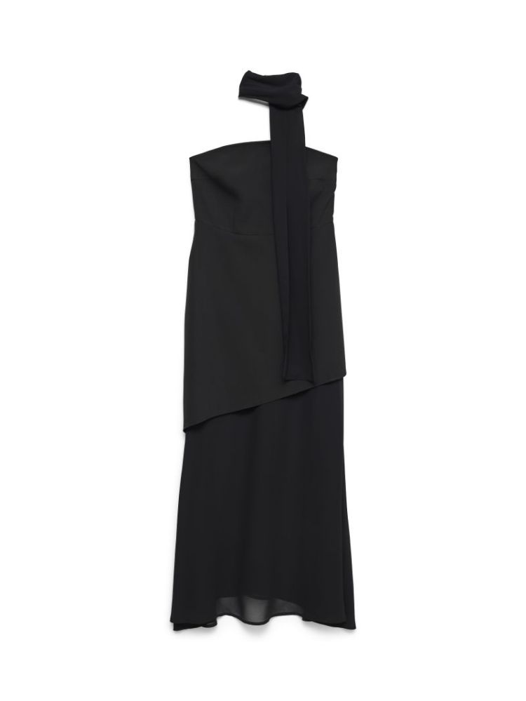 VMJIVO LAYERED ANKLE DRESS WVN 177868 Black