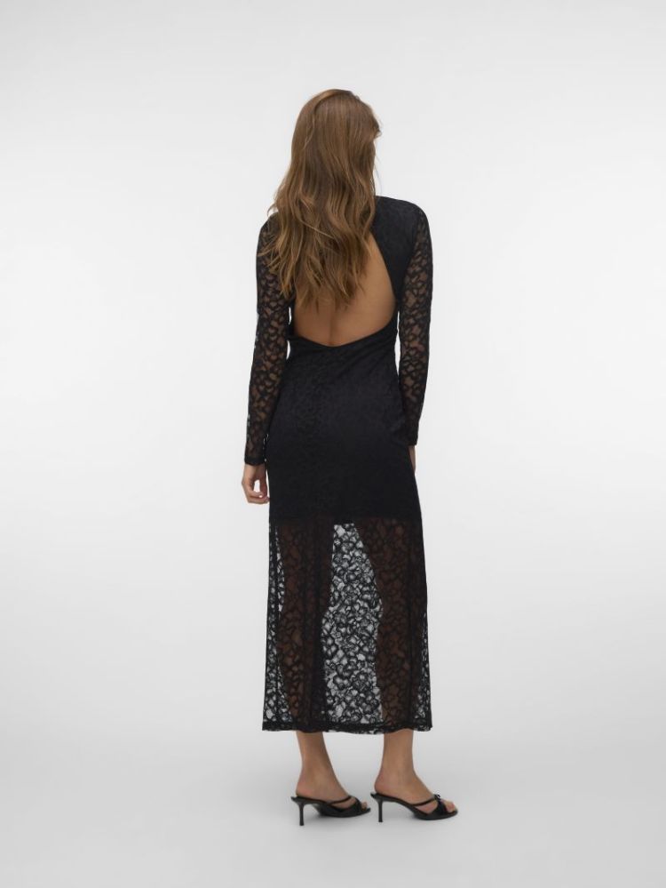 VMLORENE LS LACE DRESS EXP 177868 Black