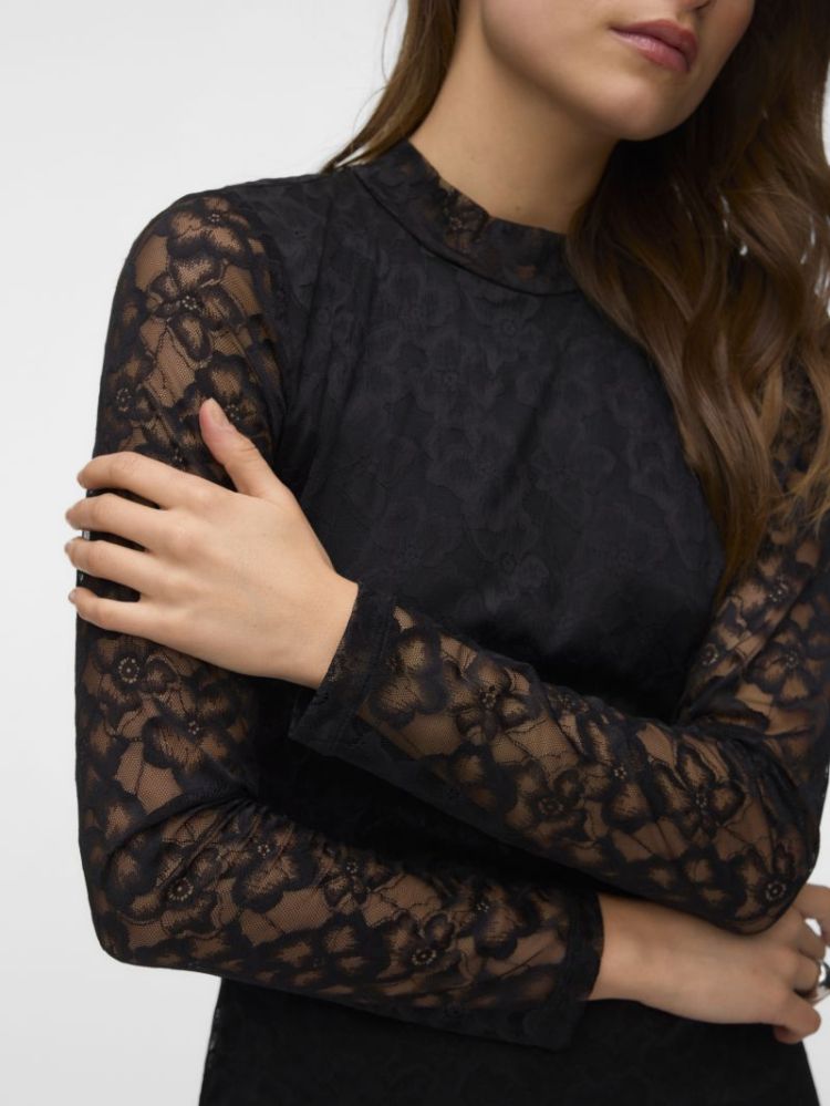 VMLORENE LS LACE DRESS EXP 177868 Black